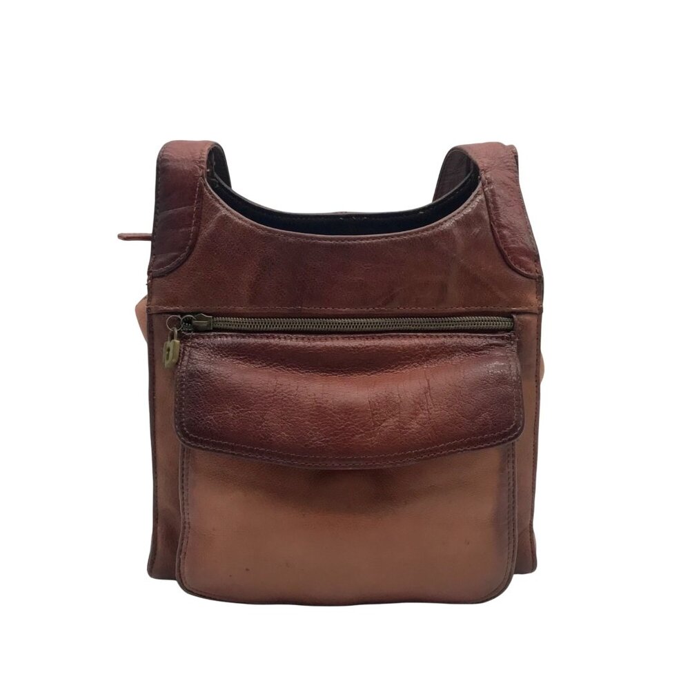 Genuine Sonoma Jean Company Brown Leather Shoulder Bag